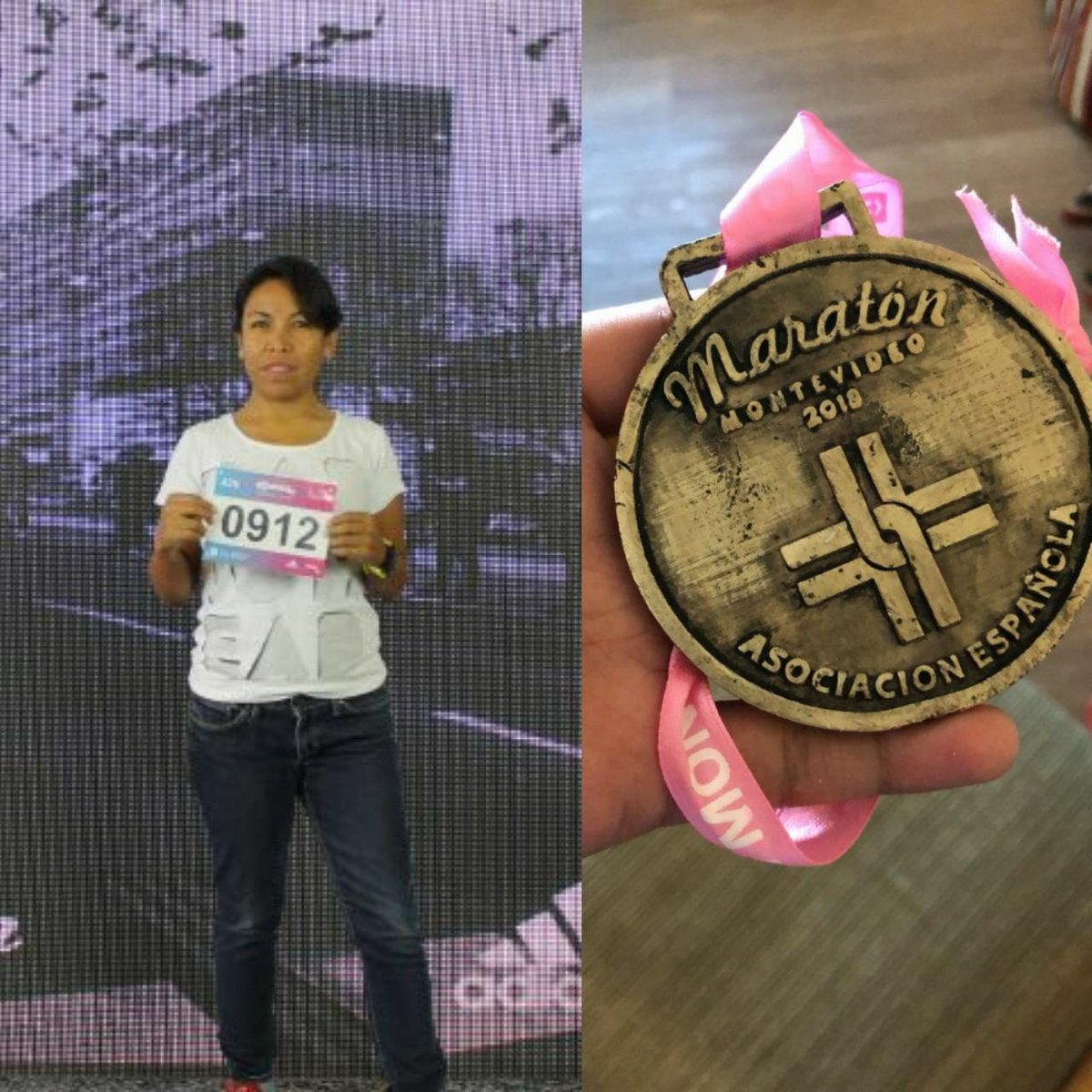 BucleTraining's tweet photo. Felicidades a nuestra runner @balky_velasquez , que compitió el día de hoy en la #MaratondeMontevideo en #42k , y que logró llegar victoriosa pese a las adversidades del clima!

#SomosBucle #Bucle+ #Bucletraining https://t.co/OaHadG2g65