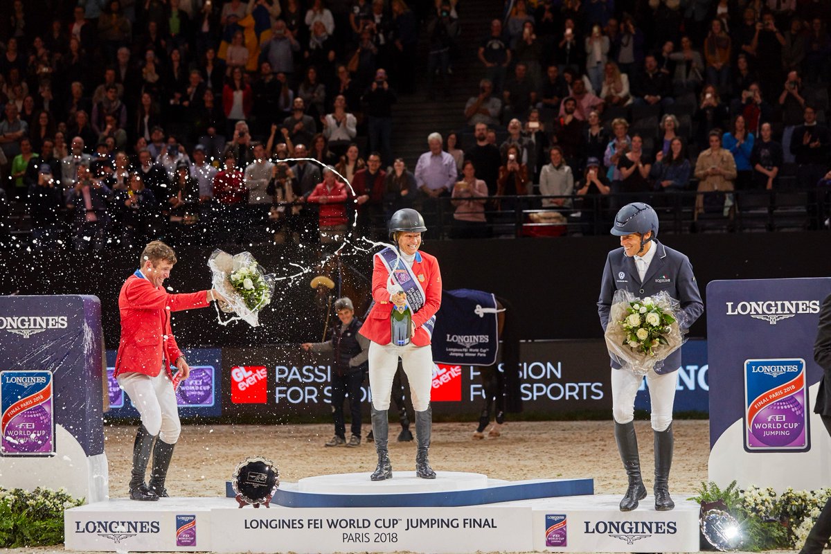 FEI_Global's tweet image. Beezie and Breitling - the  definition of unbeatable. 

@JohnMaddenSales has conquered the competition in what has been an unforgettable showdown of the best of the best for the @LonginesEq #FEIWorldCupFinals in Paris 🇫🇷

Full story: fei.org/stories/madden…

📸© FEI/ Liz Gregg