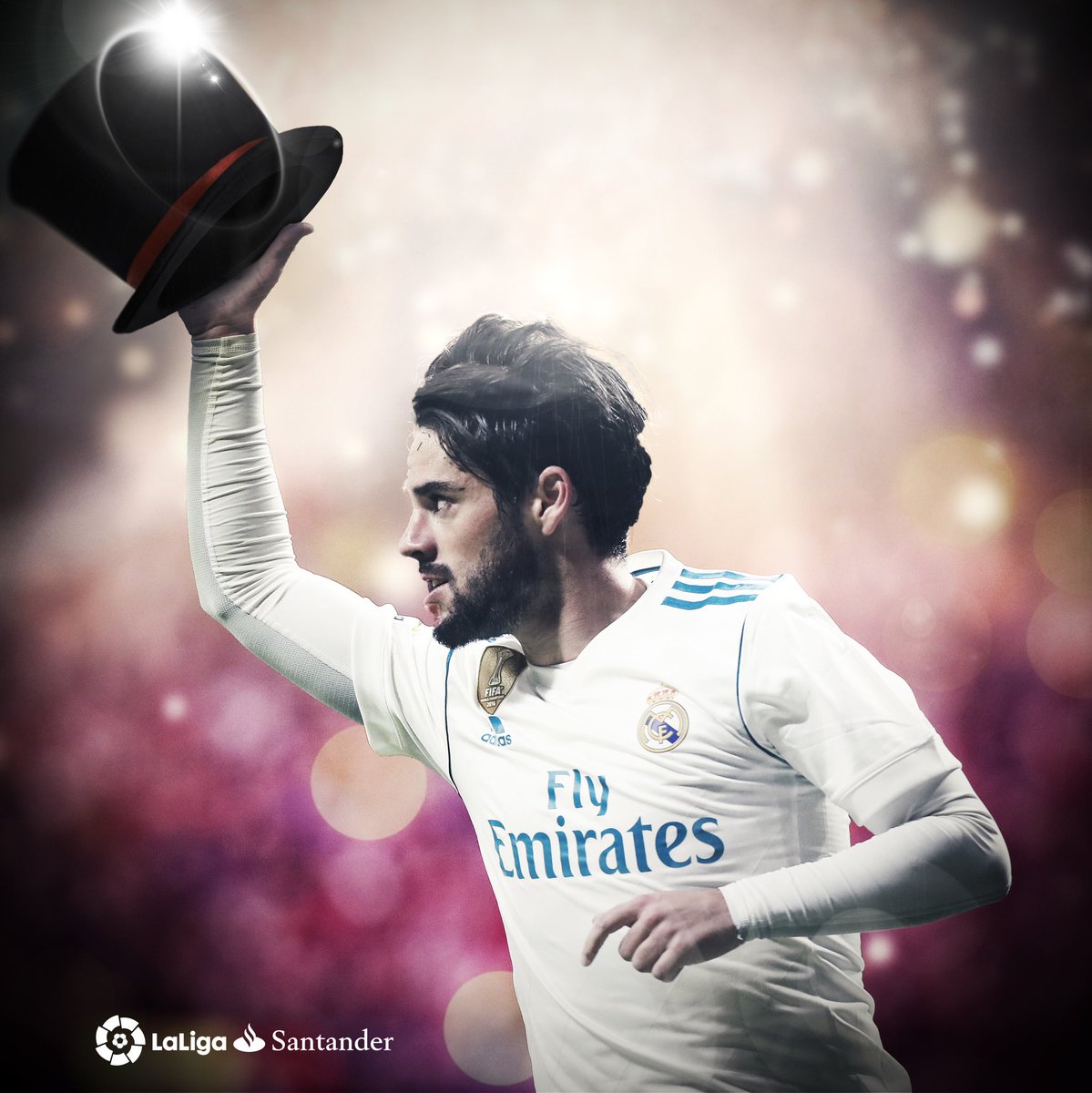 LaLiga's tweet photo. Un jugador para quitarse el sombrero... 🎩

🌟 ISCO 🌟 https://t.co/oIS9h2ji2B