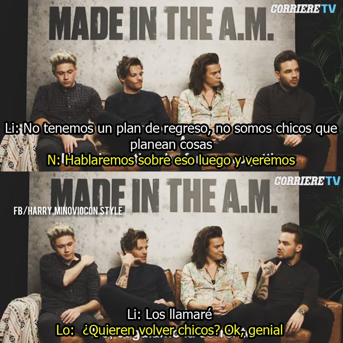 Li4mcheeks's tweet photo. PUEDEN CREER QUE ESTO ESTÁ PASANDO, ELLOS YA HABLAN DE VOLVER 

#OneDirectionReunion https://t.co/W0T723QeWW