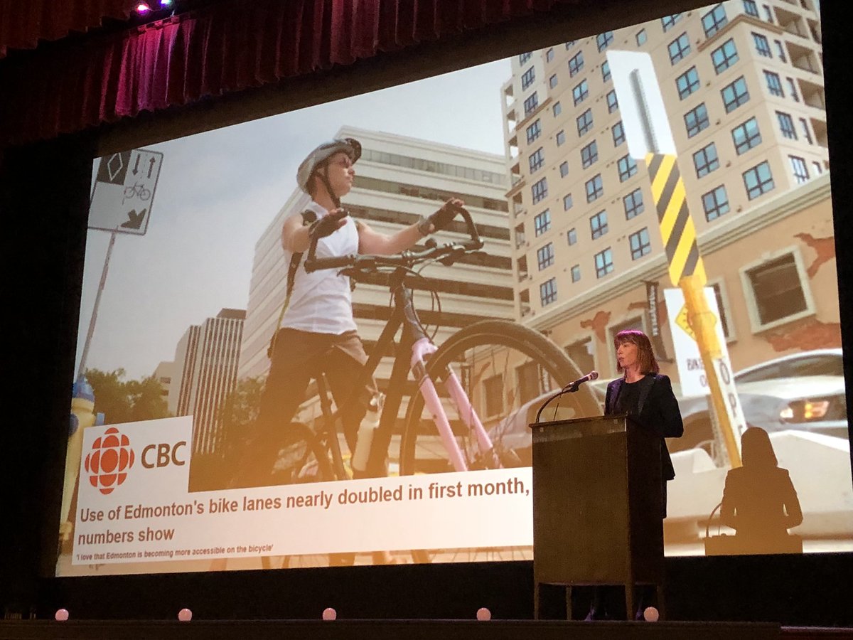 JSadikKhan's tweet photo. The streets we need are more than bike lanes or new trains, public squares or taxi fares. They’re about the people - and the people here are ready to #streetfight. Amazing to see Edmonton’s real-time evolution from a city of cars to #ACityforLife https://t.co/49ap2NEAXo