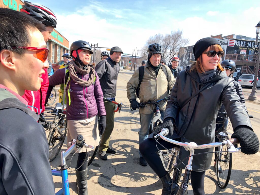 JSadikKhan's tweet photo. The streets we need are more than bike lanes or new trains, public squares or taxi fares. They’re about the people - and the people here are ready to #streetfight. Amazing to see Edmonton’s real-time evolution from a city of cars to #ACityforLife https://t.co/49ap2NEAXo
