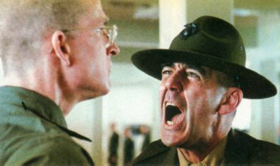R Lee Ermey Full Metal Jacket Yelling