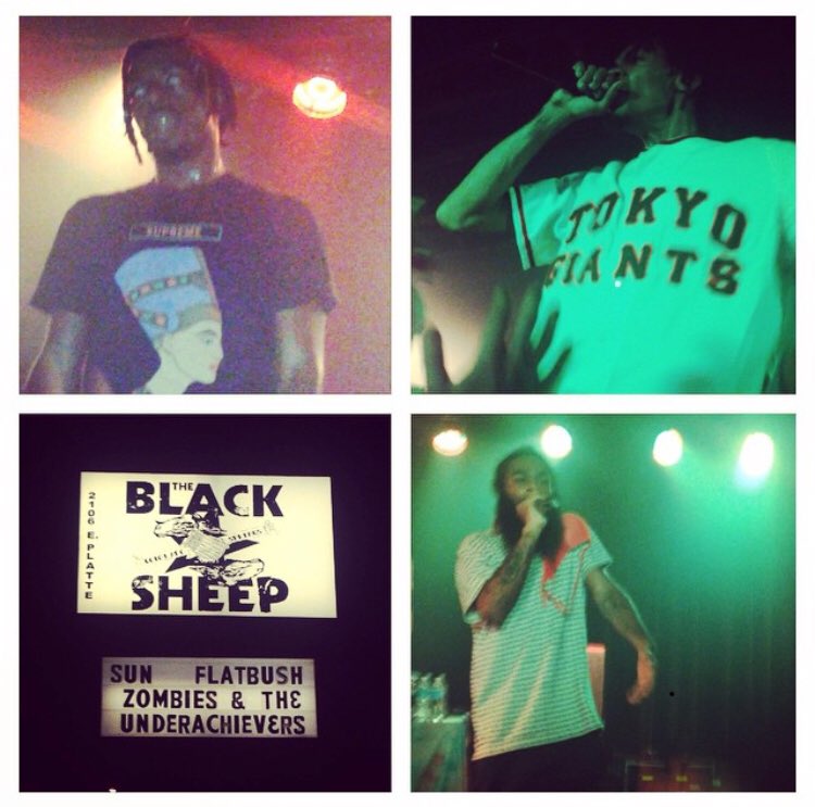 ChristipherLowe's tweet photo. 1st Time I saw #FlatbushZombies #VacationInHell #ClockworkIndigo #Throwback #2014 https://t.co/UMU2PAfckg