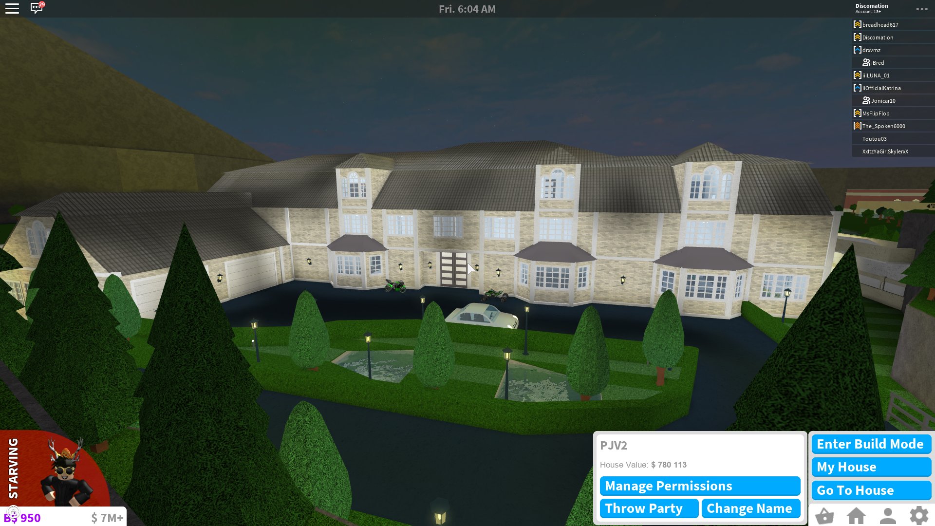 Bloxburg Builds on Twitter: "Here's the main home I am working on.…