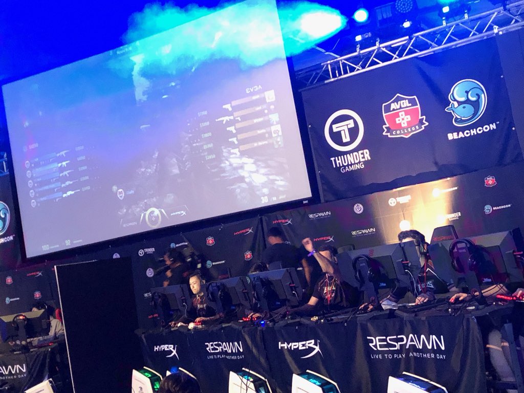 RESPAWNProducts's tweet image. And that’s a wrap! It was a pleasure meeting all of you who stopped by our booth, and congrats to @ubcesports and @YorkEsports on their big wins at @BeachconLAN #AprilAnarchy! 

Now... Who’s pumped to play #CSGO and #DOTA2?! 💻