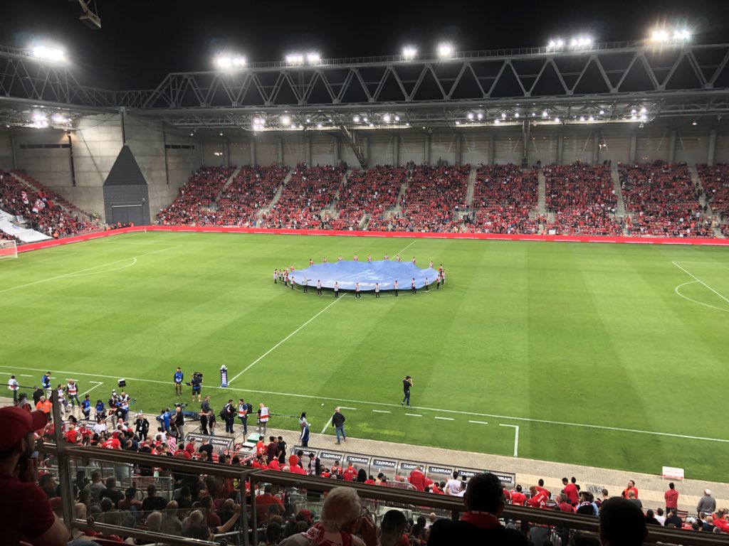 mikedriquez's tweet photo. Crazy night in #Terner fortress stadium! A little more effort is needed to win the third consecutive #Israeli #Championship! Go #HapoelBeerSheva! https://t.co/jPD08TnggQ