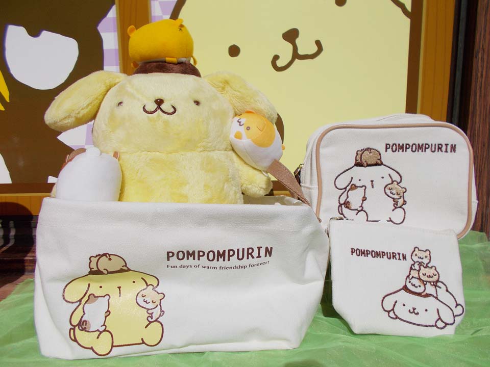 プリン＆マフィン＆クッキー＆ビスケ ぬいぐるみ いつでもいっしょ!ポムポムプリン 本日4月16日は、ポムポムプリンのお誕生日♪そこで今日は、新発売の