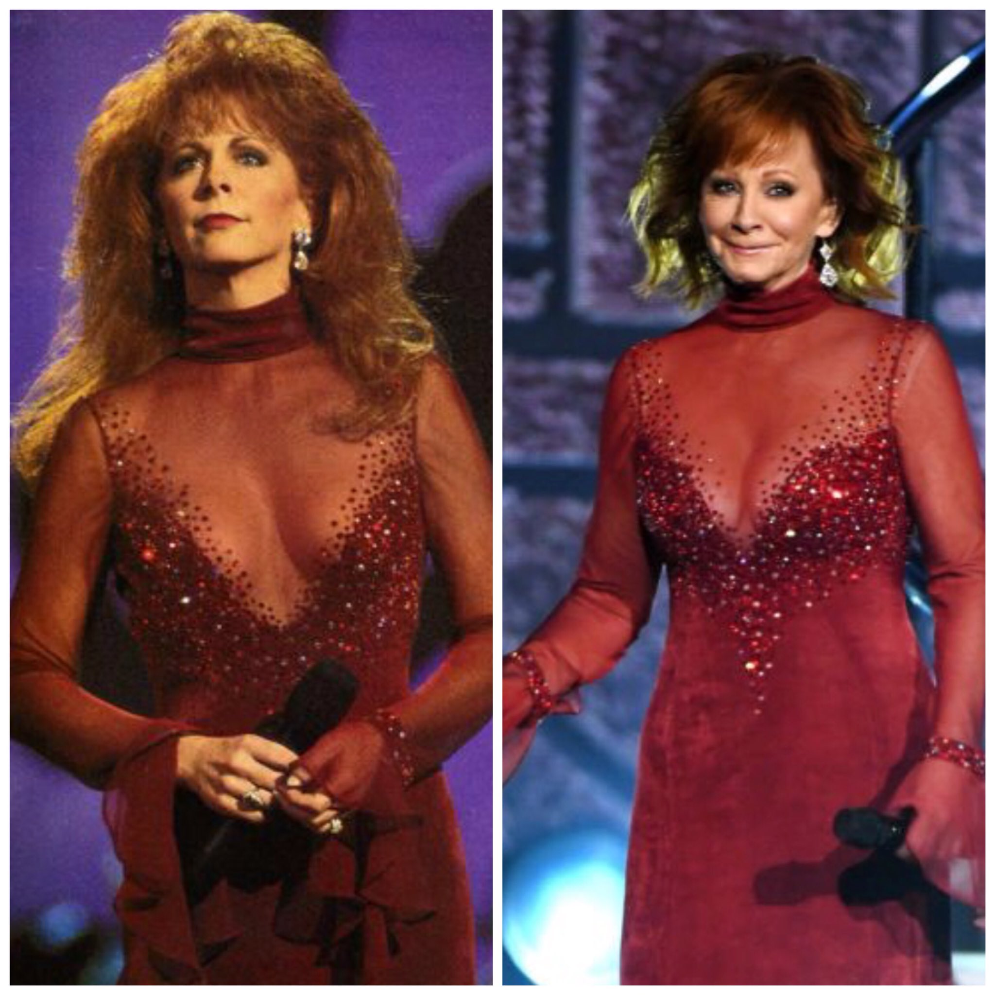 Reba red cheap dress 2018
