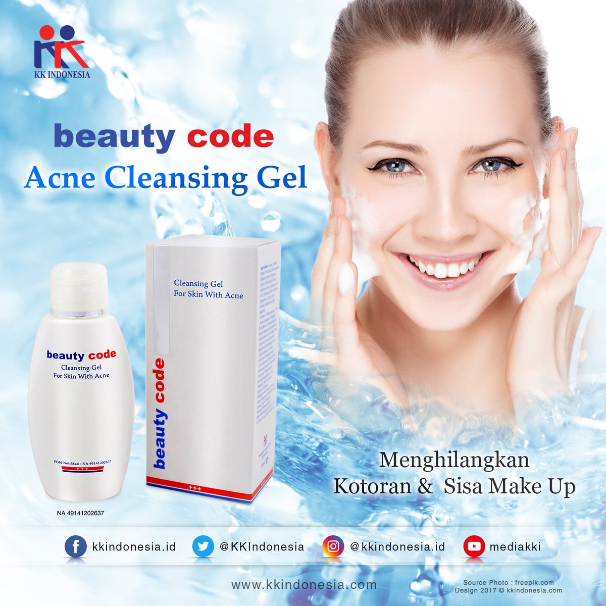 KKIndonesia's tweet photo. Beauty Code Acne Cleansing Gel
https://t.co/jrIpeyFqBm
#kkindonesia #BeautyCode #AcneCleansingGel #PembersihWajah #KotoranWajah #SisaMakeUp #MengurangiJerawat #Jerawat https://t.co/sm72SpdK12