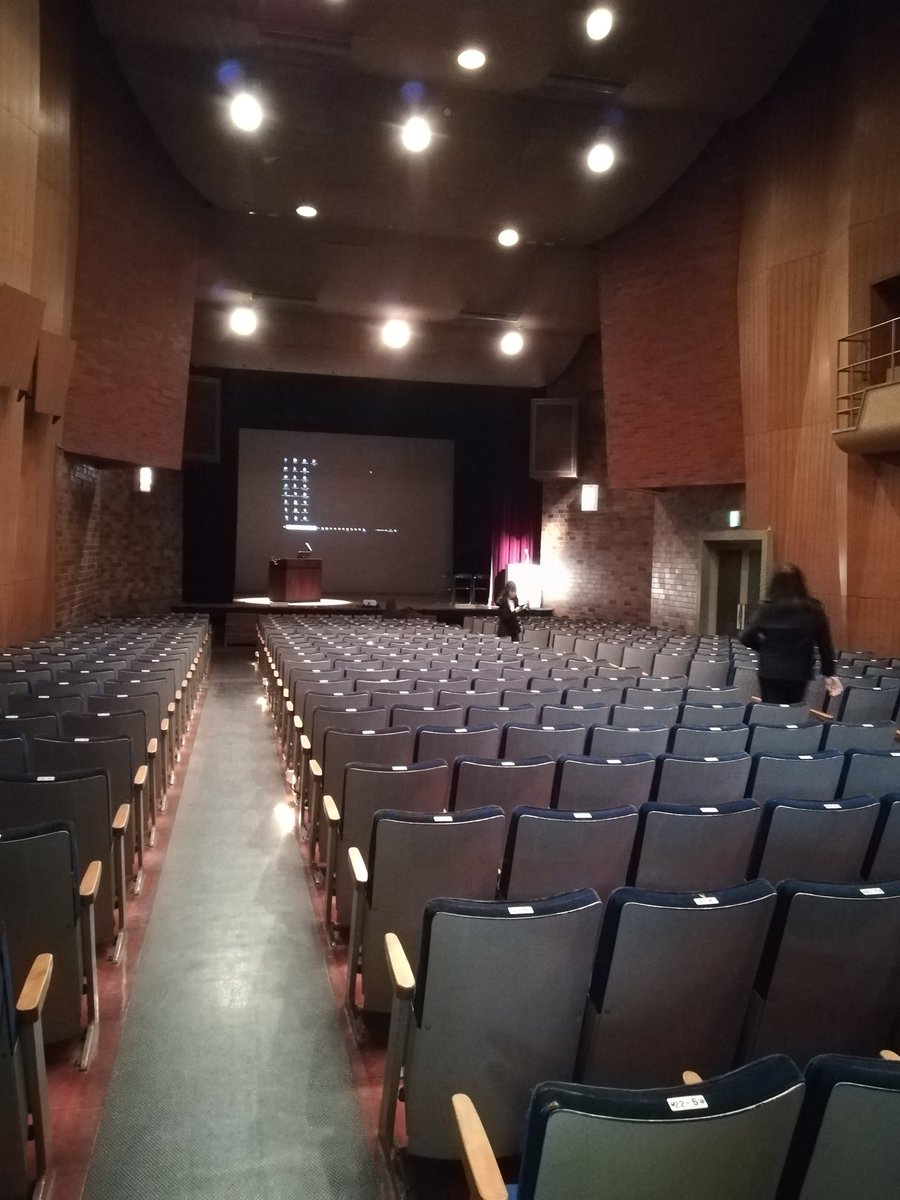 真音 まおん 今日は入学式 福岡市民会館の小ホール 大ホールも行きたいなあ