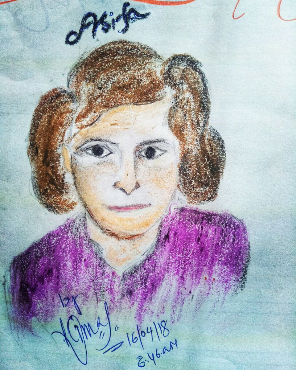 JournoKamal's tweet photo. #my✍✍ #sketch #RIP #ripasifa #Indian #GirlLove #sister #RIP #AsifaBano https://t.co/Z4SLzdZUqQ