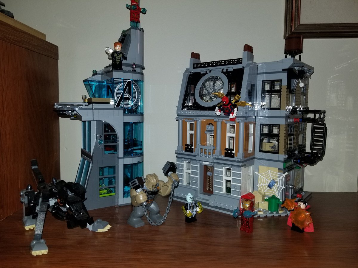 Nikahothep's tweet photo. @LEGO_Group going to give you a "B" on the Sanctum Sanctorum.  If you would have made it Modular and work with Expert Buildings ... THAT would have been A+ https://t.co/0R7FGmy1h8