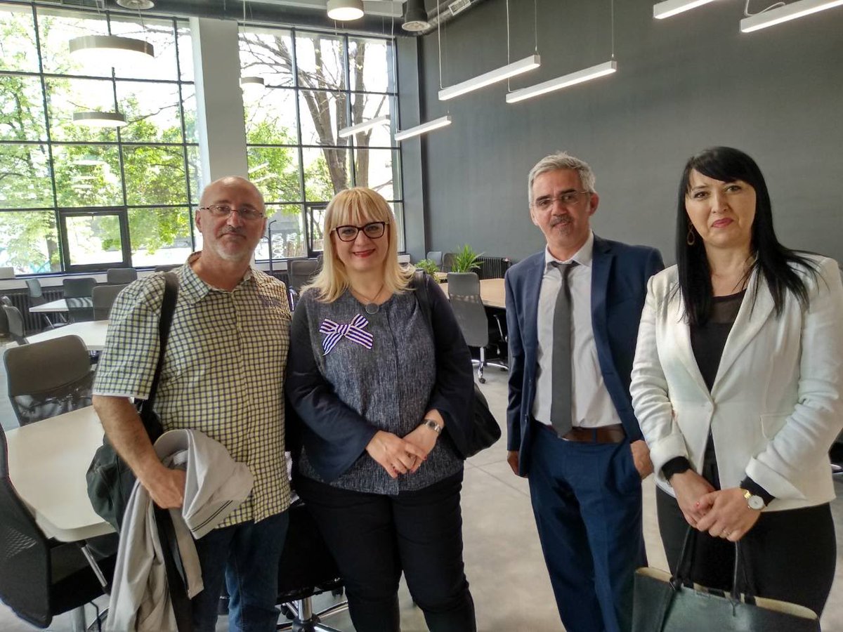 sirioss's tweet photo. During #INNOFEIT event we had the chance to meet the Minister of Education of the Former Yugoslav Republic of Macedonia, Dr. Renata Desskoska and to discuss about synergies which must be developed among VET organizations, Universities and real market. https://t.co/nz033hxrIm