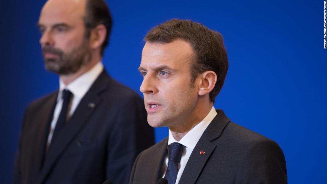 CNN's tweet photo. "Ten days ago, President Trump said the USA's will is to disengage from Syria. We convinced him that it was necessary to stay." 

French President Macron said he "convinced" Trump to stay in Syria before the US, UK and France launched strikes on Friday https://t.co/wsbfUIijek https://t.co/Xe1qVe1JN2