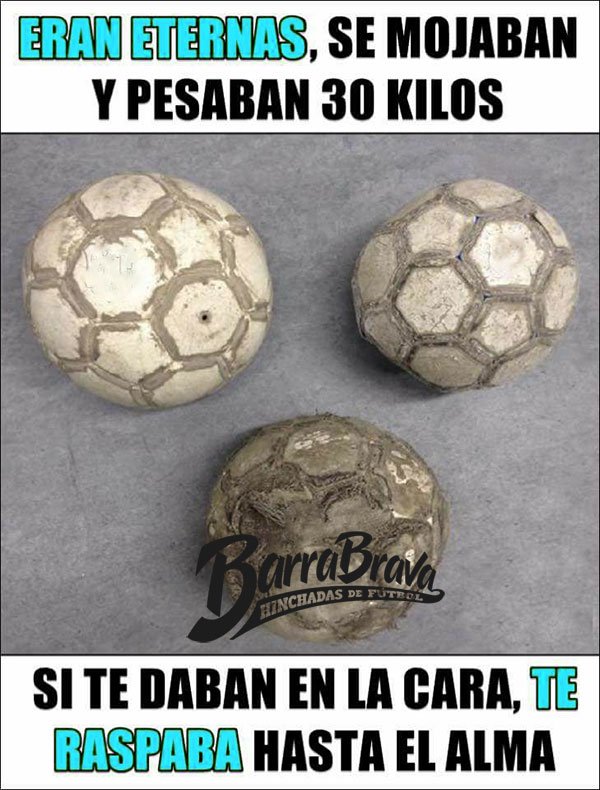 barrabrava_net's tweet photo. LAS PELOTAS ANTIGUAS https://t.co/PtFDDQAxVP