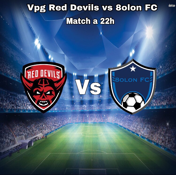 VpgRed's tweet photo. •Vpg Red Devils après leur défaite 4-2 contre résurrection dois gagnez leur match de ce soir contre 8olon FC.

•Ce match ce joura donc à 22h très belle rencontre.⚽️

•Vpg Red Devils 6eme au classement.
8olon FC 7 eme au classement. https://t.co/0eakQL0e51