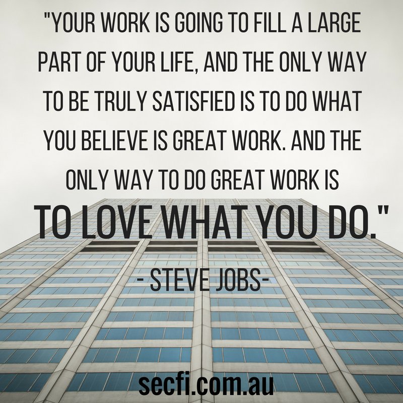 SECFI's tweet photo. Monday Inspo: Do what you love, love what you do. https://t.co/cz8Tmu7ogK