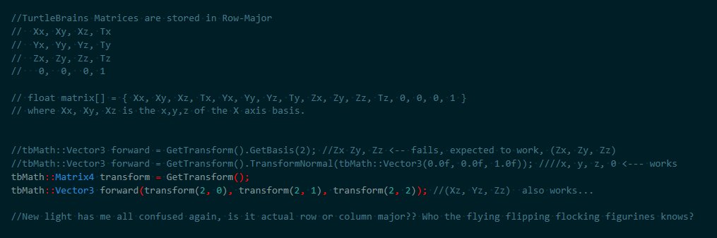 timbeaudet's tweet image. Seriously though, I thought I was getting a grip on #GameMath and then it pushed me down that hill.
WANTED: Someone willing and able to set my matrix ducks in a row. Or column. Must have: patience, understand and a solid grasp on matrices.