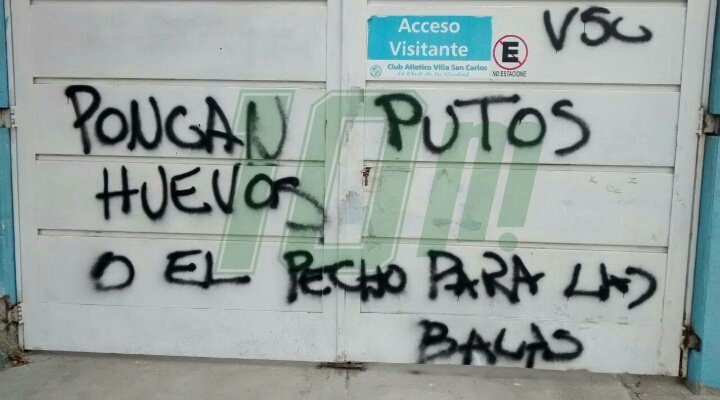 tamoactivofc's tweet photo. Los muros del barrio Buceo se tiñen de amenazas/motivacion hacia nuestro equipo de cara al clasico de mañana. La opcion es una sola... Ganar https://t.co/iVuGlnpaNA