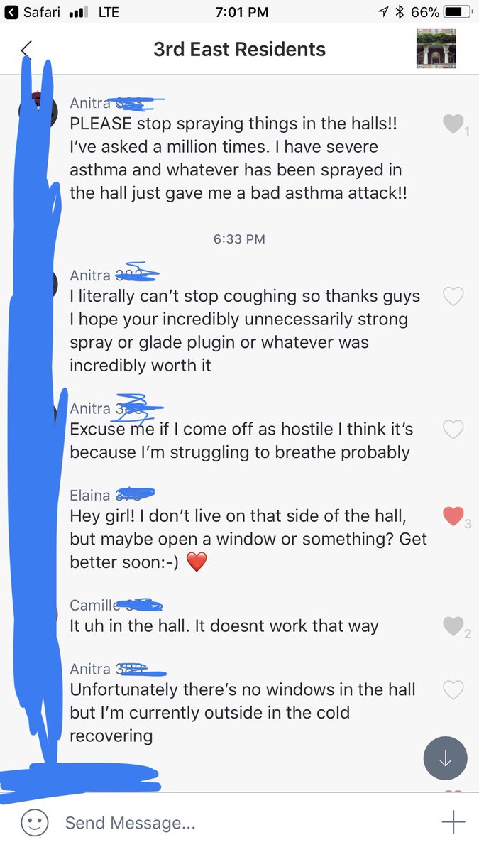 SarahTrotti's tweet photo. I would just like to share what’s currently happening in my resident’s hall GroupMe: a thread #sorryRA https://t.co/3uXOqYe3WL