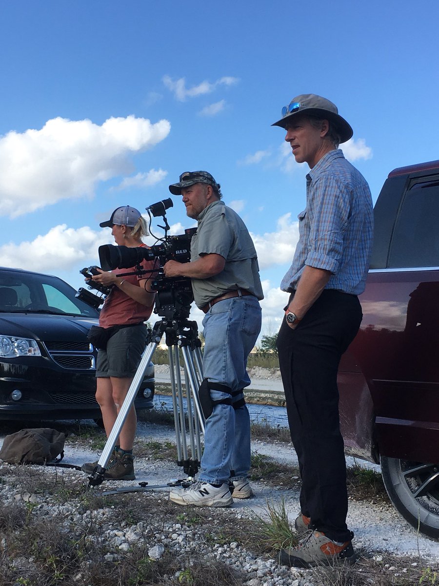 DaveProdgerFCO's tweet photo. Beautiful evening to be out in the #Everglades last night with #BBCNaturalHistory. A unique ecosystem under threat. @SFWMD @evergfoundation https://t.co/84A565xV9z