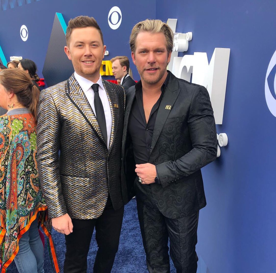 Louisiana2331's tweet photo. Look at who @cwbyall found on the #BlueCarpet at the @acmawards ! Two of the #Best in #CountryMusic : #CraigWayneBoyd and @ScottyMcCreery are #BetterTogether #DapperDans #ACMAwards #TopShelf #cwbyall https://t.co/usRhkJpmpK