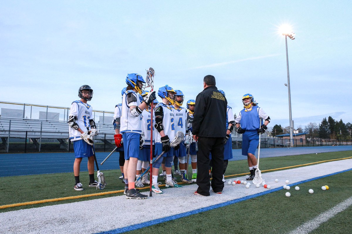 AlohaHSYearbook's tweet photo. Congrats to the Lacrosse Team on their win on Thursday against Beaverton High School 🏆 Catch next week’s games ⚡️ Tues (4/17) against Century at the Hillsboro Sports Fields [8pm] and Thurs (4/19) against Southridge at Aloha [8pm] ⚡️ https://t.co/x7PQw6FD9k