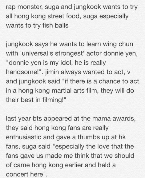 -Asked Taehyung if he was wearing stocking bc his skin is too darkTranslation credits: yoonqook https://hk.entertainment.appledaily.com/enews/realtime/article/20150713/53966967