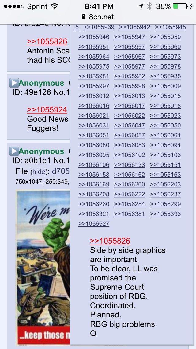 Anon_decoder's tweet photo. HRC elected
Ginsberg out
Loretta moves to S court
Comey moves to AG
McCabe moves to top FBI
See?
They forgot USA is not a fcking Monarchy
#qanon https://t.co/U3zzhao18q