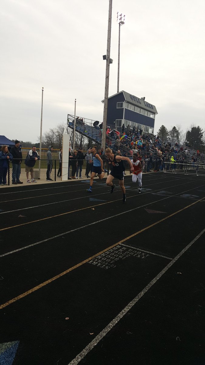 BC_BulldogPower's tweet photo. Big Josh walks away with the 110m high hurdles at Gull Lake Invite. #BCtrack #CoachReinstein https://t.co/EniSTy2RAV
