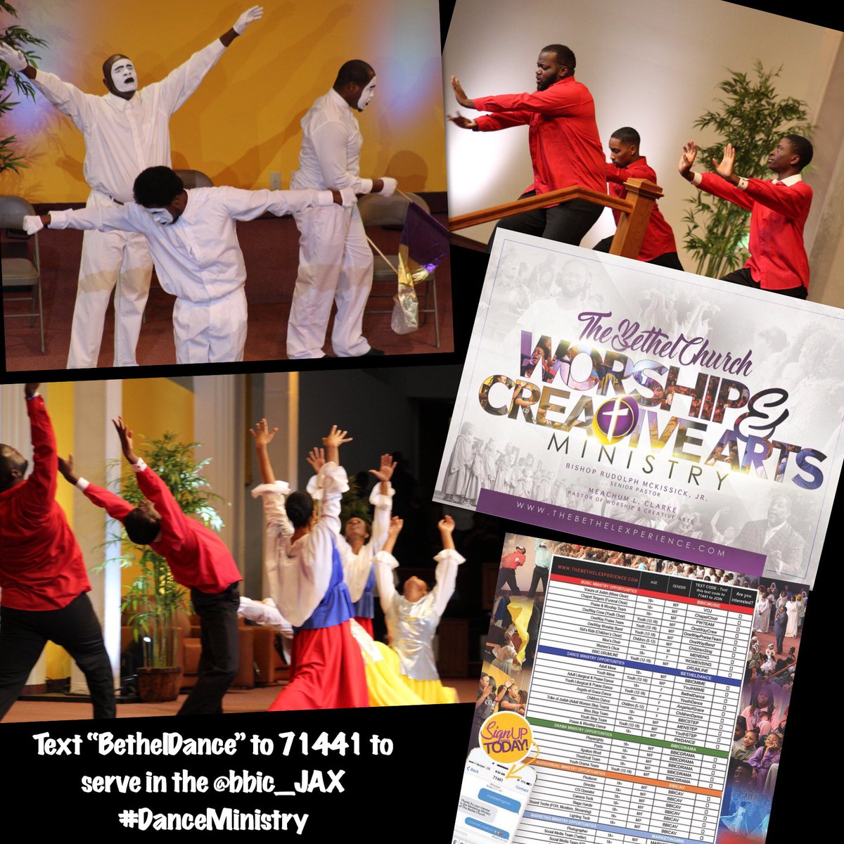 Heart_2Soul14's tweet photo. Text “BethelDance” to 71441 to serve in the @bbic_jax #DanceMinistry #TheBethelExperience https://t.co/5uWYq68OdN