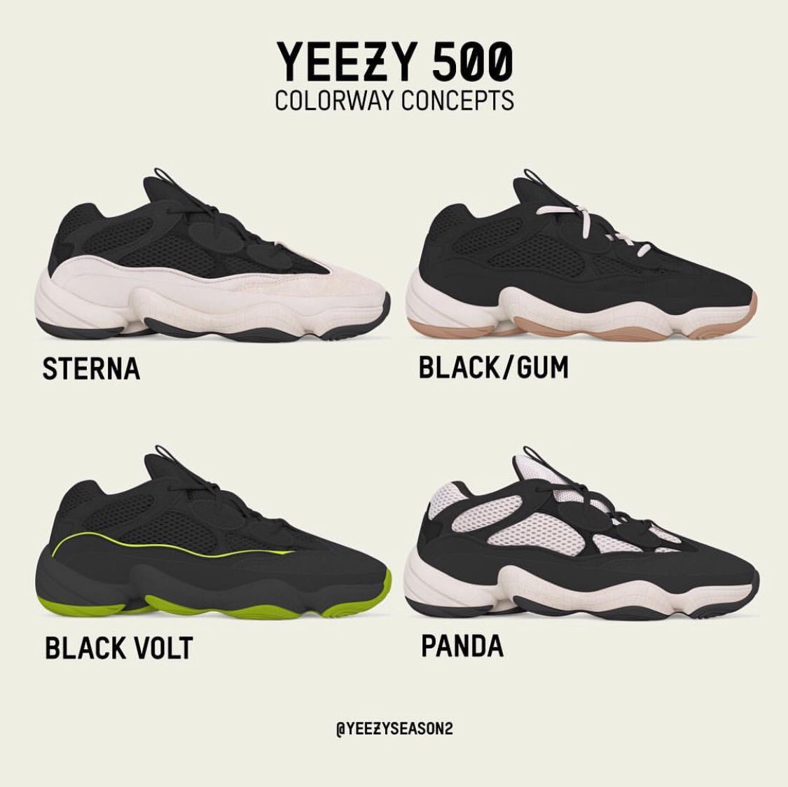 yeezy 500 gum