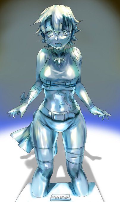 @miyabinori07 お誕生日おめでとうございます。あれ、こんなところにメタル像が・・・ 