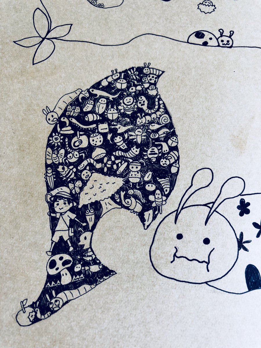 あおさん Na Twitteru 因みに裏表紙はこちら 1冊にまとめた方がいいんだろうけど 読書ノートはすぐに諦めそうだから裏からスタートさせることにしました 本の虫 ね ボールペン画 落書き 無印良品 単行本ノート