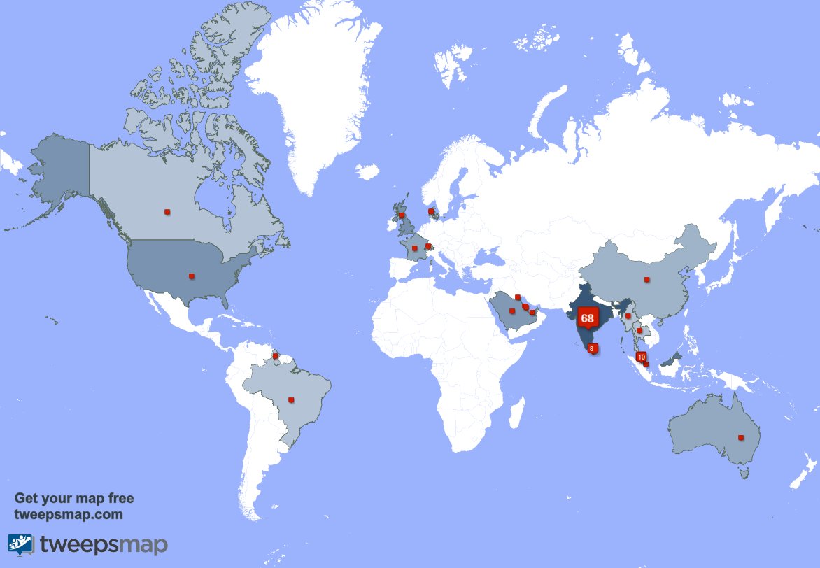nadutamildotcom's tweet photo. I have 1 new followers from India last week. See https://t.co/dbMdvtkxrU https://t.co/YrtfUNbT2J