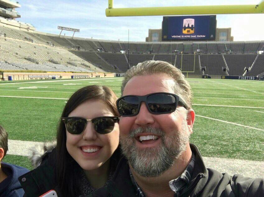KyraPage's tweet photo. I am so incredibly blessed and honored to announce that I will be continuing my education at the University of Notre Dame and will be a Notre Dame Cheerleader for the 2018-2019 school year. I am so incredibly blessed for these once in a lifetime opportunities! Go Irish!💛☘️ https://t.co/6uiObR1gyC