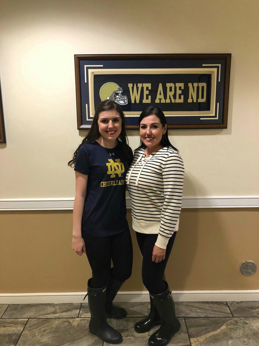 KyraPage's tweet photo. I am so incredibly blessed and honored to announce that I will be continuing my education at the University of Notre Dame and will be a Notre Dame Cheerleader for the 2018-2019 school year. I am so incredibly blessed for these once in a lifetime opportunities! Go Irish!💛☘️ https://t.co/6uiObR1gyC