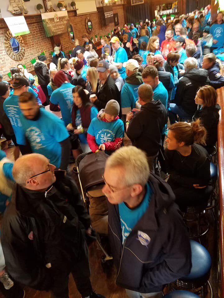 Aisling_Irish's tweet photo. Katonah Ave was full this morning for our annual 5K, in memory of Pauline Boylan-Coll. Walkers, runners, volunteers &amp; board were out in full force today,  supporting our programs and services, classes &amp; activities. Thanks to our Sponsors!@Aisling_Irish @CityofYonkers @NewYorkGAA https://t.co/GGzXMyuICp
