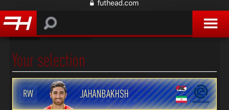 Jahanbakhsh for TOTS tweet media