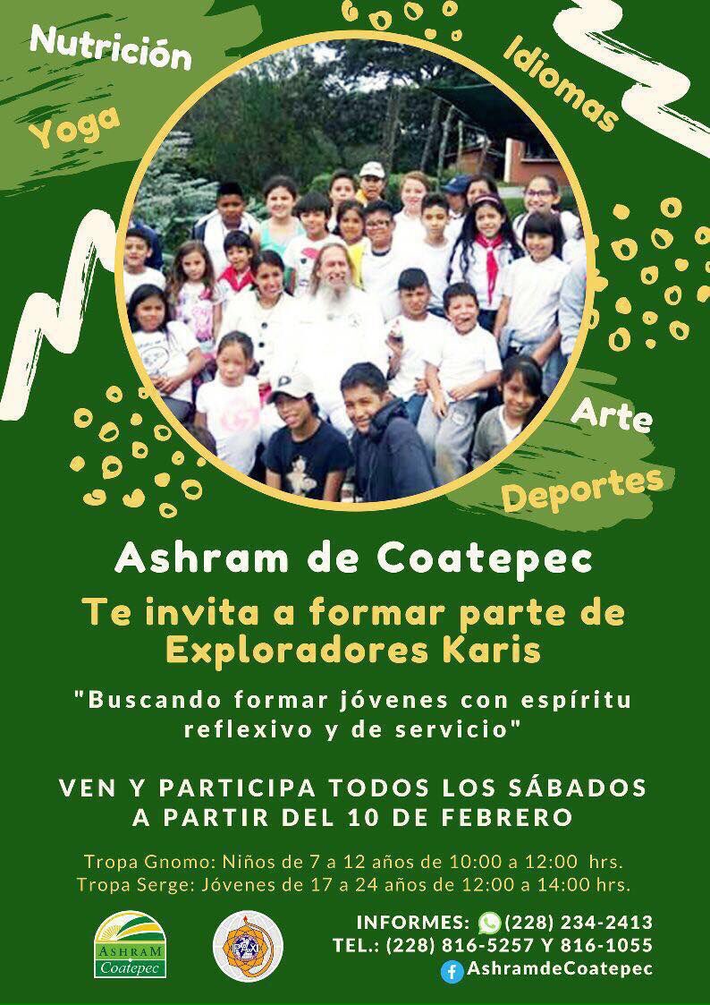 Ashram_Coatepec's tweet photo. Forma parte de #ExploradoresKaris en #Coatepec https://t.co/vw29AJBfeW