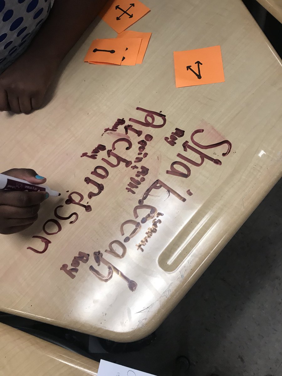 MsJeffreysPFE's tweet photo. Lost footage from last week: finding lines, rays, line segments, and angles in our names! #TCSLearns #CES360 https://t.co/FRghSmdfoq