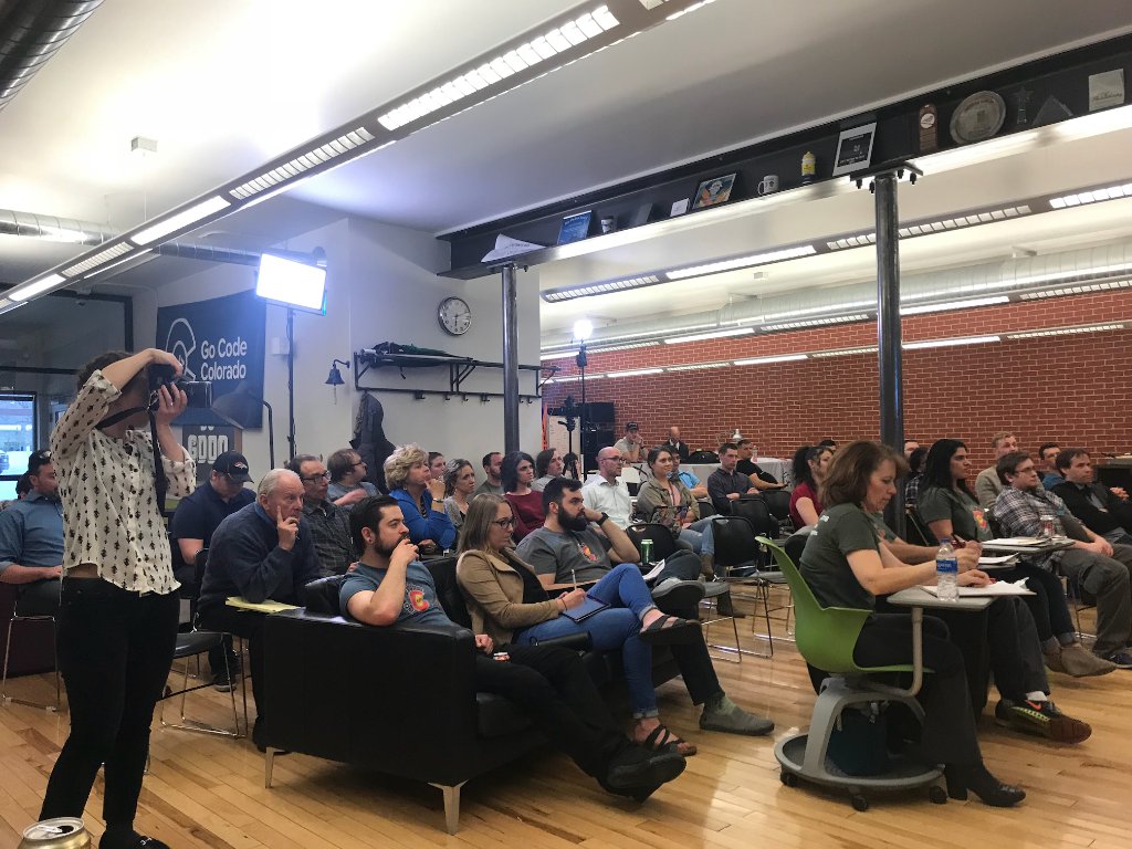 Colorado_BIC's tweet photo. #GoCodeColorado presentations still underway in Colorado Springs. #GoCodeCoS https://t.co/GJyRxdVYg4