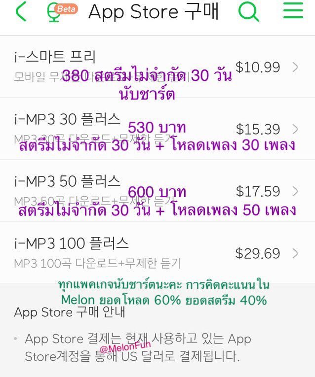 MelonFun's tweet photo. รับเติมแพคเมล่อน

🍈 380 บาท สตรีมไม่จำกัด 30 วัน

🍈🍈 530 สตรีมไม่จำกัด 30 วัน + โหลดเพลง 30 เพลง

นับชาร์ตทุกแพคค่ะ 
สนใจสอบถามได้ทาง DM นะคะ 
#MelonFunForStream https://t.co/1tJqTYyUYk