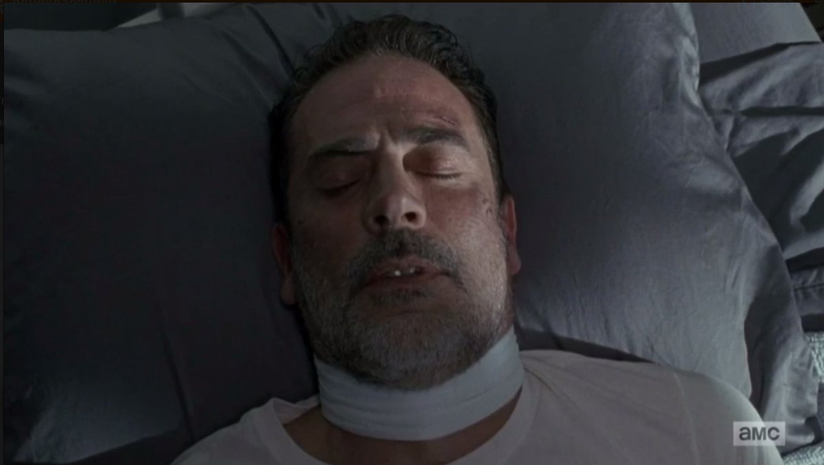 Just lying here hoping Lucille is okay  #TheWalkingDead