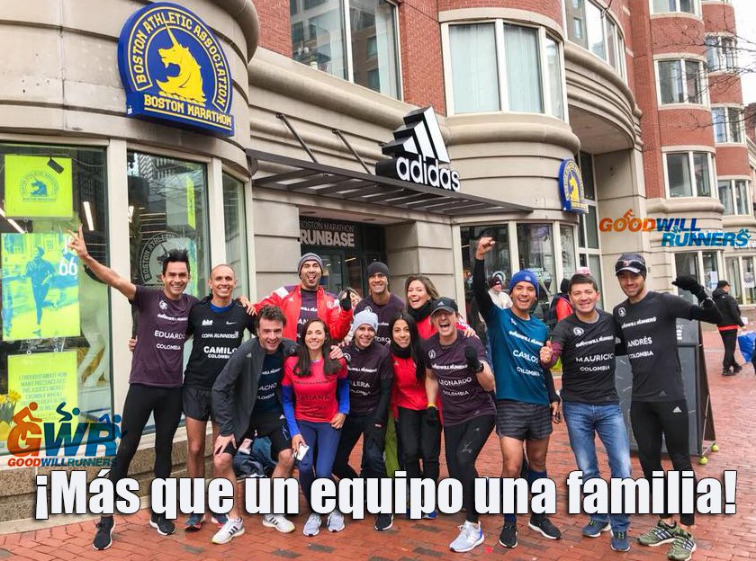 RunningSportsCo's tweet photo. Los guerreros del equipo @GoodwillRunners son COLOMBIA en @bostonmarathon entrenaron como élites bajo las ordenes de @PataCoach se exigieron al máximo, ahora solo deben recoger su medalla en linea de meta #GoodwillRunners #OrgulloColombiano Vídeo ➡ https://t.co/KLlcSbXEDD https://t.co/yGtcxWlFHz