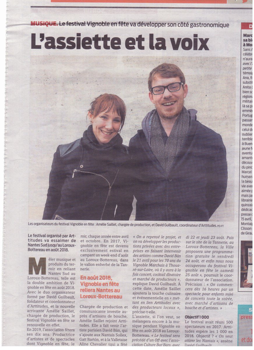 Arttitudes44's tweet photo. Retrouvez la revue de presse de la semaine autour du nouveau projets et objectifs pour notre activité...@arttitudes44 https://t.co/j7AR4dNHIB
