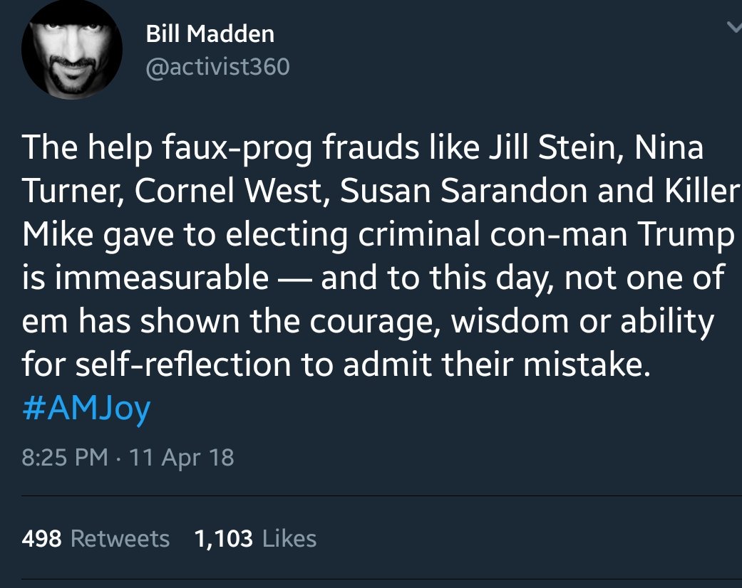 LeftwardSwing's tweet photo. Still blaming others for Hillary's loss years afterwards while Democrats voted to gut Social Security by $2.7TRILLION alongside Republicans as we were bombing Syria? 

Yeah, someone dropped you on your head. https://t.co/eMEdPZJbH2