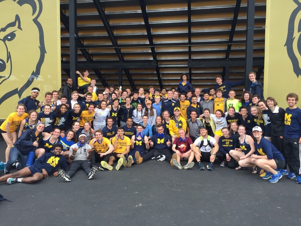 UMich Running Club tweet media