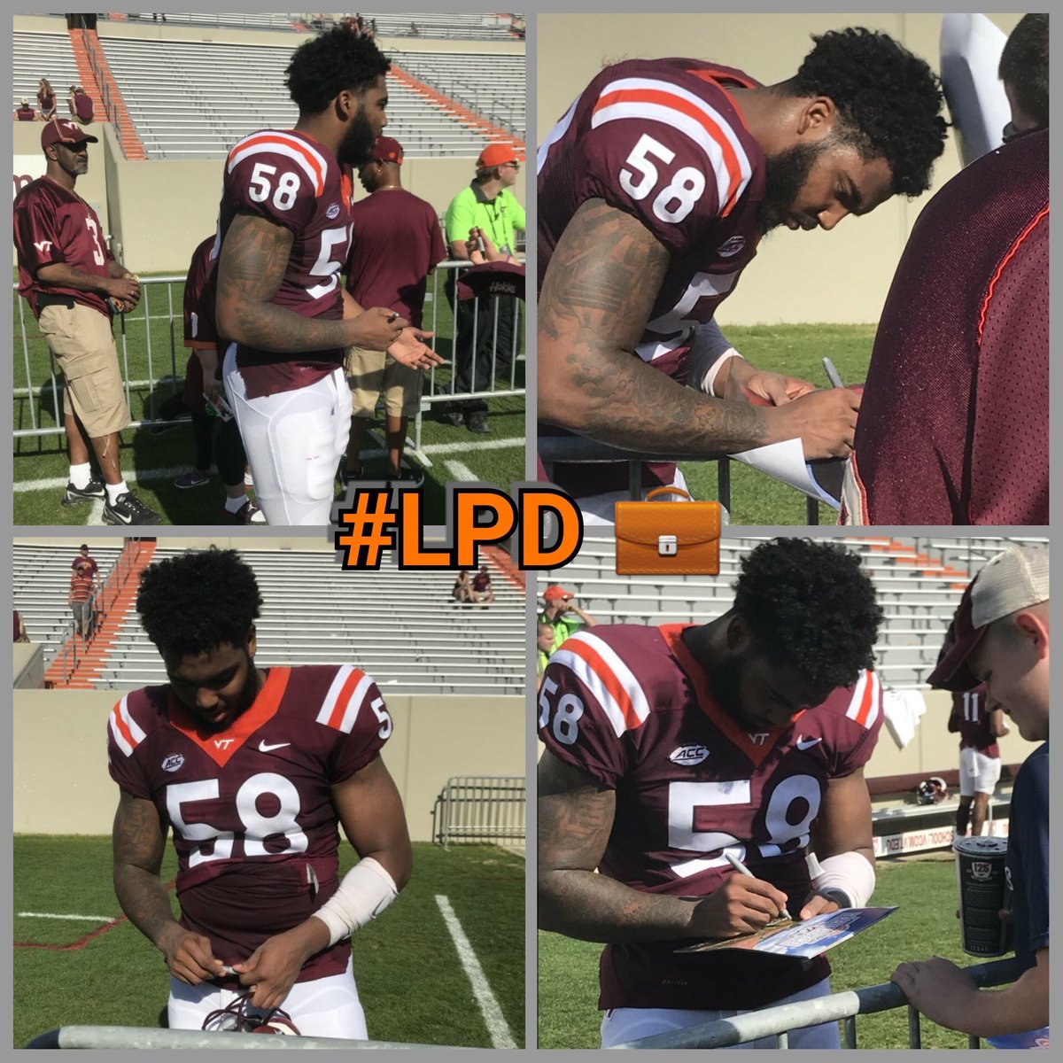 Nate_la_gran_21's tweet photo. 2018 Spring Game #Hokies🦃 https://t.co/L3LJPSpAfQ